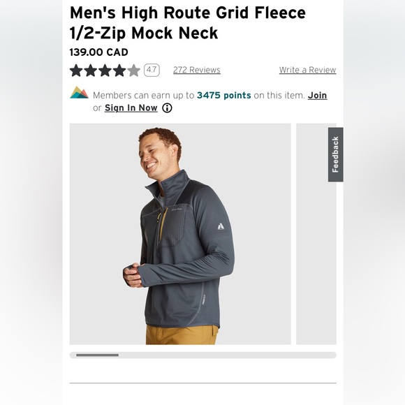 Eddie bauer quarter zip - Picture 1 of 1